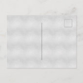 Graduparty zilverblush glitterstof elegant uitnodiging briefkaart (Achterkant)