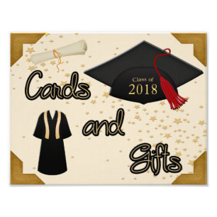 Gradupkap, gans & tasselkaarten Cards Cadeaubord Foto Afdruk