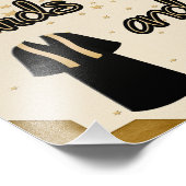 Gradupkap Gewichten en Kaarten Tassel Teken Tafel  Foto Afdruk (Hoek)