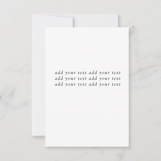 Gradupverpakking en Tassel Gold Foil - Hartelijk d Bedankkaart (Achterkant)