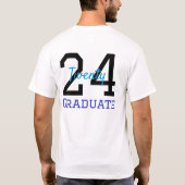 Gradution Blue Leopard T-shirt (Achterkant)