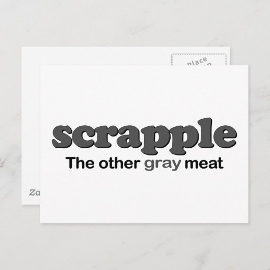 Graduvlees Briefkaart (Voorkant / Achterkant)