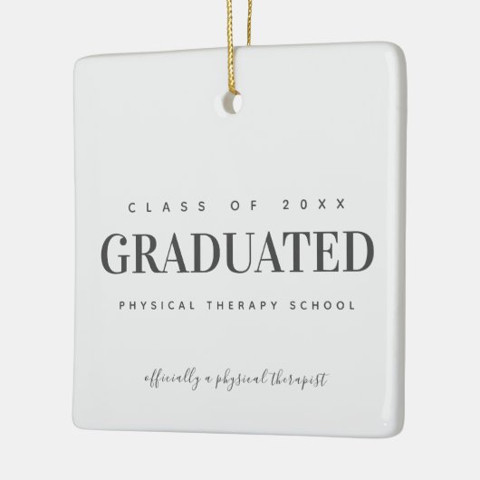 Graduy Therapy School DPT Keramisch Ornament (Links)
