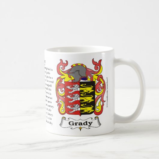 Grady Family Coat of Arms Mok (Rechts)