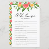 Graefruits en Sinaasappels die de Beste Bride kenn (Voorkant / Achterkant)