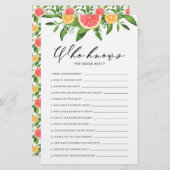 Graefruits en Sinaasappels die de Beste Bride kenn (Voorkant / Achterkant)