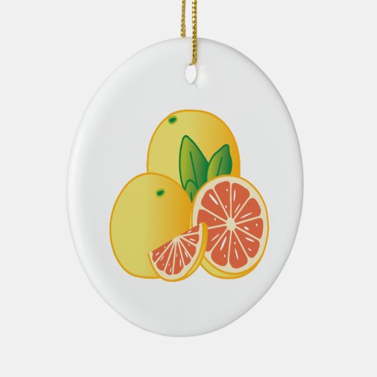 Graefruits Keramisch Ornament (Rechts)