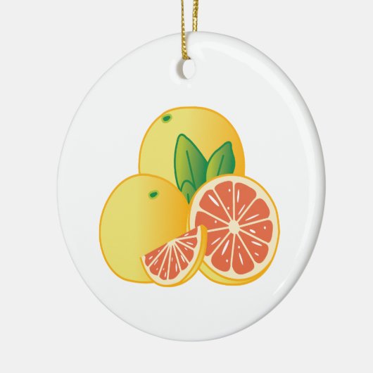 Graefruits Keramisch Ornament (Links)