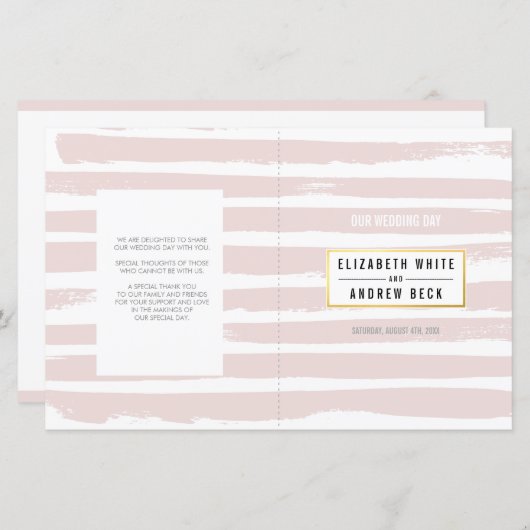 GRAEMONIE schattige bleke roze penseelstreken (Voorkant / Achterkant)