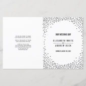 GRAEMONY schattige, eenvoudige zwarte confetti vle (Voorkant)