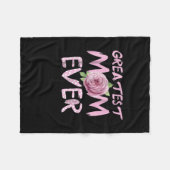 Graetest Mam Ever Fleece Deken (Voorkant (Horizontaal))