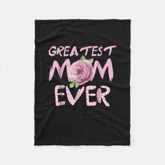 Graetest Mam Ever Fleece Deken (Voorkant)