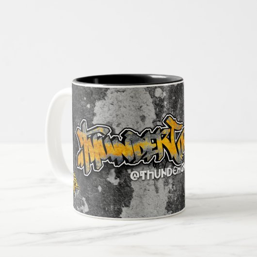 Graf Classic Mok, 11 oz ondergronds Tweekleurige Koffiemok (Voorkant links)