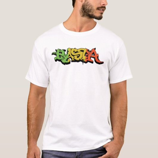 Graf Rasta-Shirt met reggae-kleuren T-shirt (Voorkant)