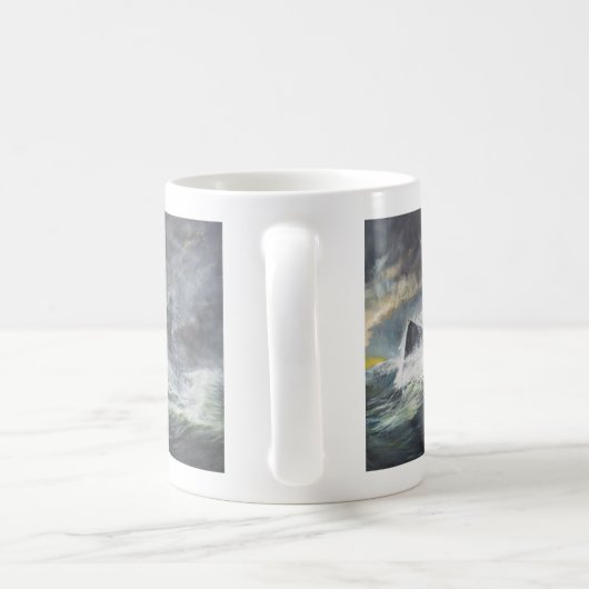 Graf Spee komt op 3 november de Indische Oceaan bi Koffiemok (Handvat)