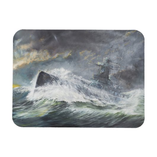 Graf Spee komt op 3 november de Indische Oceaan bi Magneet (Horizontaal)