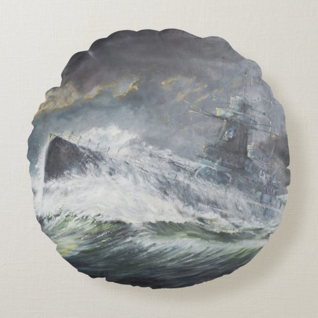 Graf Spee komt op 3 november de Indische Oceaan bi Rond Kussen (Voorkant)