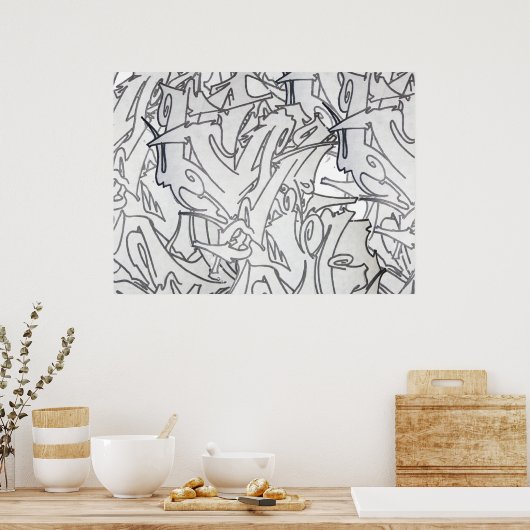 Graf tat poster (Keuken)