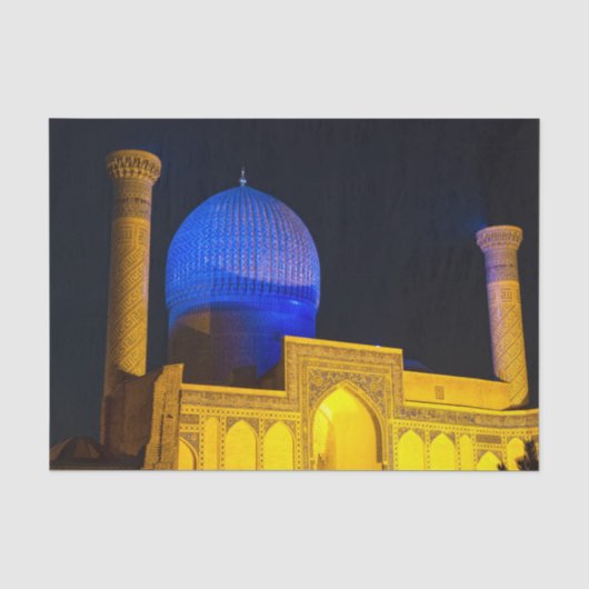 Graf van Amir Timur - Samarkand, Oezbekistan Tissuepapier (Voorkant)