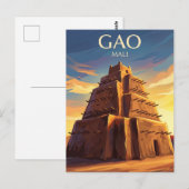 Graf van Askia Mali Briefkaart (Voorkant / Achterkant)
