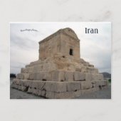 Graf van Cyrus de Grote Pasargadae Iran Briefkaart (Voorkant)