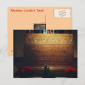 Graf van de Beroemde Voorzitter van de Briefkaart (Voorkant / Achterkant)