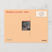 Graf van de Beroemde Voorzitter van de Briefkaart (Achterkant)