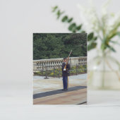 Graf van de Onbekende Militair Briefkaart (Staand voorkant)