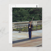 Graf van de Onbekende Militair Briefkaart (Voorkant / Achterkant)