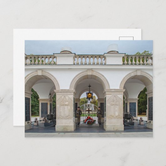 Graf van de onbekende soldaat Warschau Briefkaart (Voorkant / Achterkant)