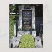 Graf van Dr. Theodor Herzl Briefkaart (Voorkant)