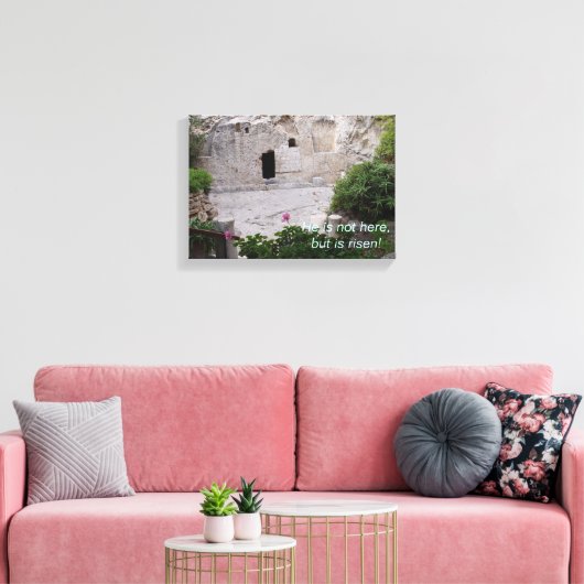 Graf van Jezus Canvas Afdruk (Insitu (Woonkamer))