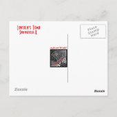 Graf van ons 16e President. Briefkaart (Achterkant)