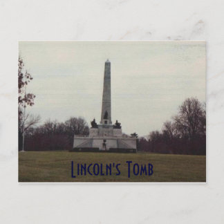 Graf van ons 16e President. Briefkaart