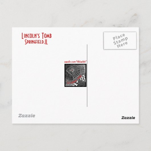 Graf van onze 16de Voorzitter Briefkaart (Achterkant)