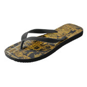Graf van Pakal - Golden Palenque Astronaut Teenslippers (Schuin)