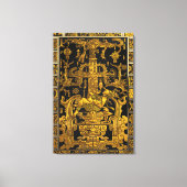 Graf van Pakal - Gouden Palenque Astronaut Canvas Afdruk (Voorkant)