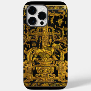 Graf van Pakal - Gouden Palenque Astronaut Case-Mate iPhone 14 Pro Max Hoesje