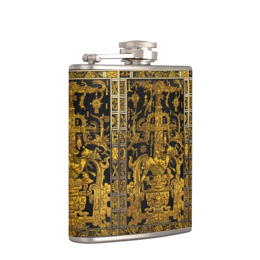 Graf van Pakal - Gouden Palenque Astronaut Heupfles (Rechts)