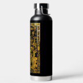 Graf van Pakal - Gouden Palenque Astronaut Waterfles (Links)