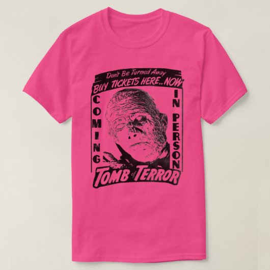 Graf van Terror  Horror Esthetisch T-shirt (Design voorkant)
