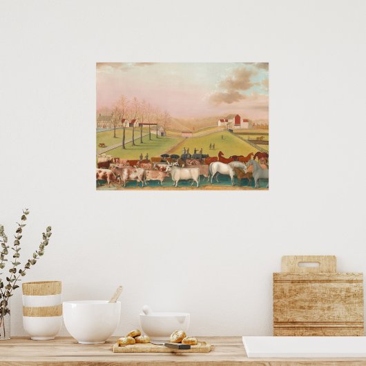 Graf van William Pen, Edward Hicks Fine Art Poster (Keuken)