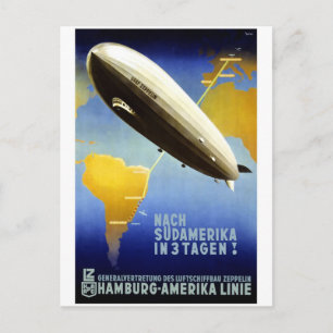 Graf Zeppelin  Duits reizen Briefkaart