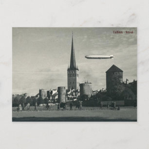 Graf Zeppelin in Tallinn Briefkaart