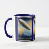 Graf Zeppelin reisadvertentie Mok (Links)