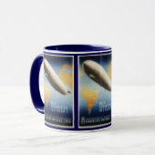 Graf Zeppelin reisadvertentie Mok (Voorkant links)