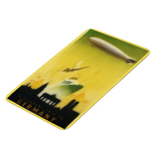 Graf Zeppelin reisposter no2 Magneet (Linkerzijde)