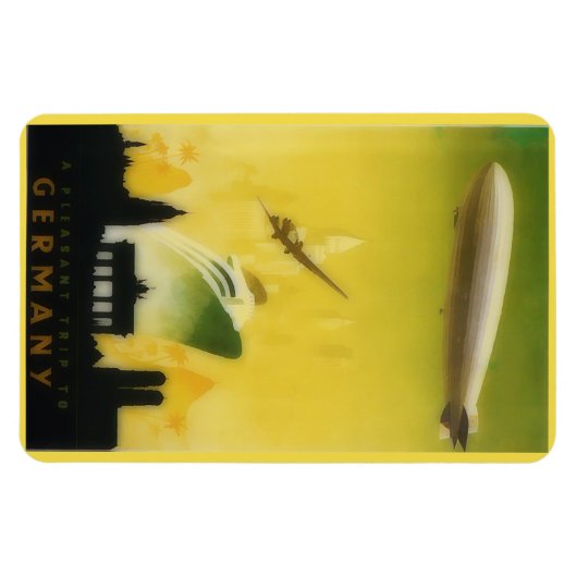 Graf Zeppelin reisposter no2 Magneet (Horizontaal)