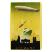 Graf Zeppelin reisposter no2 Magneet (Verticaal)