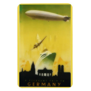  Graf Zeppelin reisposter no2 Magneet